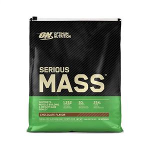 Optimum Nutrition مكمل زيادة الوزن Serious Mass Weight Gainer - 12 رطل، شوكولاتة