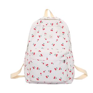 Cute Female Floral Print Student Bag Girl Travel Book Laptop