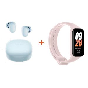 General ريدمي Buds 6 بلاي - أزرق + Band - شاومى باند ذكي 8 أكتيف - بينك