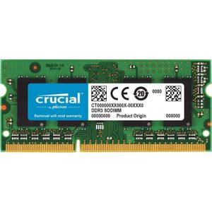 SiQuell Crucial RAM CT102464BF160B 8GB DDR3 1600MHz CL11 SODIMM Low Voltage Laptop Notebook Memory 