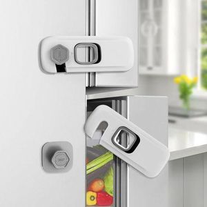 Childproof Refrigerator Lock Freezer Locks For Children, Child Safety Cupboard Lock For Toddlers Self-Adhesive Refrigerator Door Lock For Kitchen