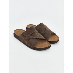 LC Waikiki Cross-Strap Velcro Men's Slippers