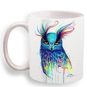 Owl Design Mug - Multicolor