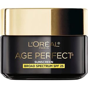 Loreal Professional L'Oreal Paris Age Perfect Cell Renewal Anti-Aging Day Moisturizer SPF 25, Antioxidant Recovery Complex, Smooth Wrinkles, Firmer, Radiant, Younger Looking Skin, Dermatologist Tested, 1.7 Oz