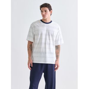 LC Waikiki Crew Neck Striped Jersey Men's T-Shirt