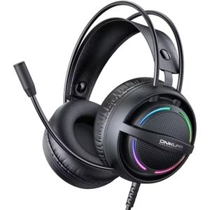 Onikuma X88 RGB Wired Gaming Headset - Black