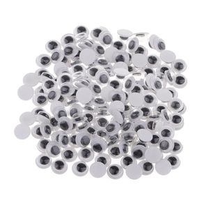 168 Pieces 12mm Wiggle Googly Eyes with Self-adhesive DIY Crafts