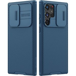 Nillikin Nillkin Samsung Galaxy S22 Ultra, CamShield Pro Case With Camera Cover, Galaxy S22 Ultra 5G 6.8 Inches, blue