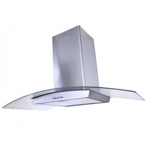 Purity CAPPE INOX 90cm Turkish Kitchen Hood, 3 Speeds, LED Light, 750W Suction Power
