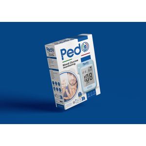 Pedo Pedo جهاز بيدو  لقياس نسبة السكر في الدم + 50 شريط