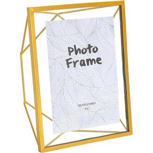 إطار صور - عرض عمودي متعدد الاستخدامات، حماية قوية بالزجاج المزدوج، إنهاء معدني معاصر مثالي لتحسين جماليات الغرفة بسهولة (Model1 مقاس 15 * 15)