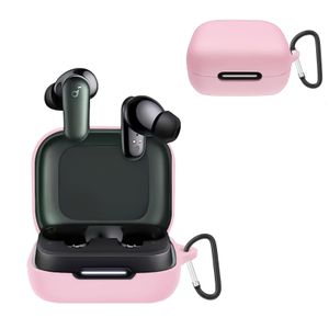 جراب حماية للسماعات، متوافق مع Anker Soundcore R50i NC/Anker P30i، حماية ماصة للصدمات، ملحق حمل عملي - وردي