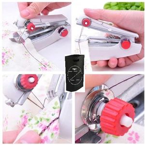 Handheld Sewing Machine Portable Mini Handheld Stitching Machine Automatic  Feeding Diy Hand Sewer Machine For Household Blue