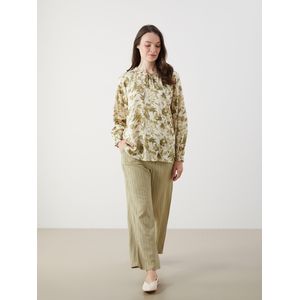 LC Waikiki Elasticated Waist Textured Women's Trousers