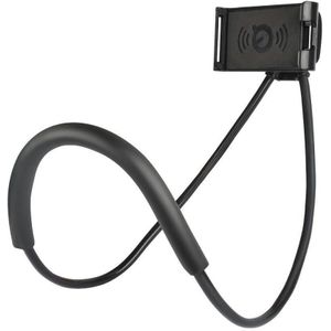 Multifunctional Neck Cell Phone Holder Creative Design Desktop Bed Car Holder MulticolourPlastic