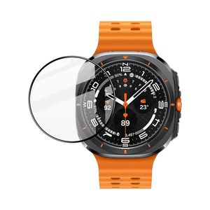 واقي شاشة لساعة سامسونج جالاكسي واتش 7 ألترا 47 مم، فيلم حماية منحني ثلاثي الأبعاد بحواف ناعمة (مضاد للخدش) (خالٍ من الفقاعات) (مقاوم للكسر بدرجة عالية) (حساس للغاية) (ليس زجاجًا)