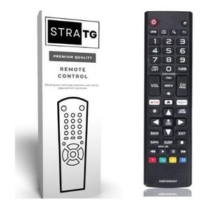 StraTG جهاز تحكم عن بعد بديل من ستراتيجى لأجهزة تلفزيون LG الذكية 8MT42DF 28LJ400B 43LJ5000 43LJ500M 32LJ500B 28LJ400B-PU