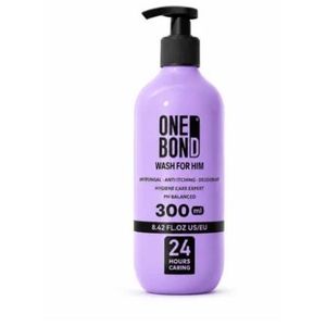 One bond غسول  البنفسجي المخصص للمناطق الحساسة للرجال يتميز برائحة مستوحاة من عطر Blue du 300 ملي 