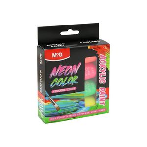 M&G Chenguang Acrylic paints 22 ml Neon - set of 4 - No:APL976S2