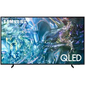Samsung تلفزيون سمارت بشاشة QLED مقاس 50 بوصة من سامسونج، معالج نيورال كوانتوم بتقنية المدى الديناميكي العالي HDR بدقة لايت 4K، QA50Q60DAUXEG (موديل 2024)، أسود