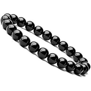 3Diamonds Natural Black Onyx Stone Bracelet