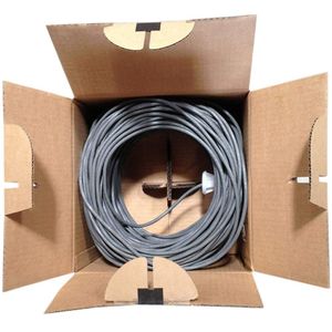 D-Link دي-لينك كابل صلب من بلاستيك PVC فئة 6 Utp 24 Awg - لفة 305 متر، لكومبيوتر - بي سي
