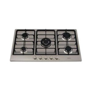Kitchen Line بوتاجاز غاز بلت إن، 5 شعلة، هيفي ديوتي، GGE5026 - فضي