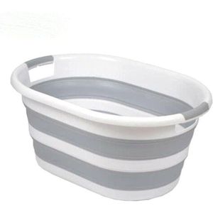 سلال غسيل قابلة للطي – سلة غسيل ملابس مطاطية مقاومة للحرارة – سلة غسيل قابلة للطي وغير قابلة للانزلاق – مقابض مريحة – حاوية تخزين مثالية للملابس والألعاب