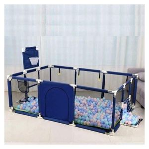   بيت كور لعب اطفال مع شبكة جيدة التهوية للاطفال مع باسكيت بول و2 جول - مساحة آمنة للعب داخل المنزل