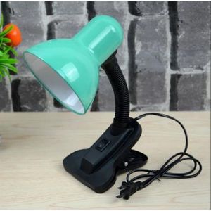 اباجورة  مصباح مكتب بمشبك متعدده الالوان للمذاكرة بدراع متحرك اخضر 