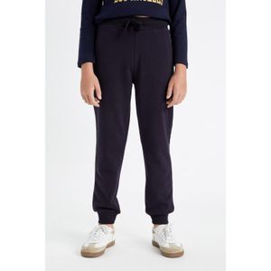 Defacto Slim Fit Trousers - Navy