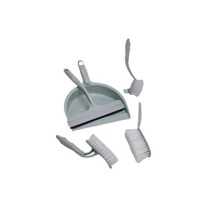 مجموعة فراشي تنظيف النوافذ والمطابخ مع مساحة زجاج يدوية