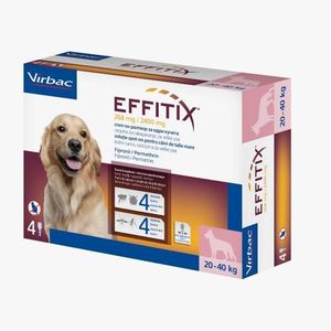 Virbac Effitix Spot On Flea Solution for Large Dogs (20-40kg) 1 tab