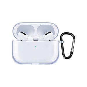 جراب شفاف لسماعات AirPods Pro 3 (2025) - غطاء حماية شفاف مقاوم للصدمات مع خطاف للحمل، جراب TPU مقاوم للخدش متوافق مع سماعات Apple AirPods Pro من الجيل الثالث
