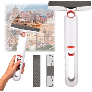 مساحة موب صغيرة محمولة إسفنجية ذاتية الضغط لا تتطلب استخدام اليدين مع 3 رؤوس قطن للحمام والمطابخ وأدوات المائدة وسطح المكتب