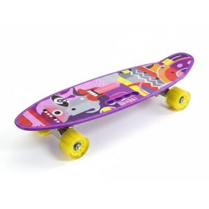 Dream Land لوح التزلج كروزر باللون البنفسجي ورسوم الوحش الجرافيكية - 212