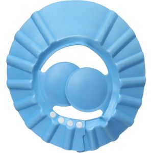 163EYE Eye Shield Shampoo Shower Protector Cap Soft Hat for Baby, Blue