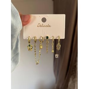 أقراط أنيقة 3اشكال - لمسة جمالية لإطلالتك اليومية