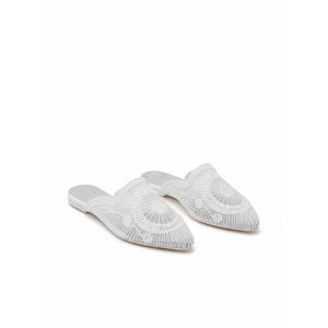 Life Stylish صابوه قماش مسطح مميز SB-703 - ابيض