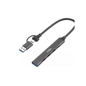 Onten OTN-UCA9703 USB C + USB 3.0 to 4 USB Ports for MacBook Pro, iMac 2021, USB Splitter Aluminum Alloy