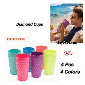 mintra Premium Diamond Cup – Durable 4 Pcs