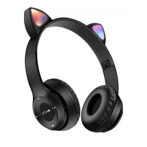 P47 Wireless Bluetooth Headset Music P47m-Black, Wired Headphones Headset