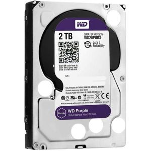 Western Digital Surveillance Hard Disk Drive_2TB - Purple WD20PURZ