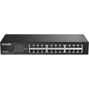 tenda imteg1024d 24-port gigabit unmanaged 24-port 10/100/1000 mbps ethernet switch