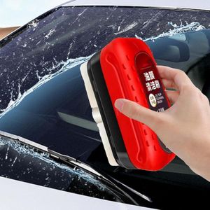 Automotive Oil Film Cleaning Brush, Glass Cleaning Board, Oil Film Cleaning Brush, Car Windshield Oil Film Cleaner, Strong Front Windshield Remover, Prevents Rain and Fog Cleaning Glass Brush (1)