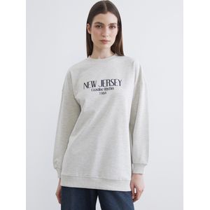 LC Waikiki New Jersey Print Women's Sweatshirt Tunic