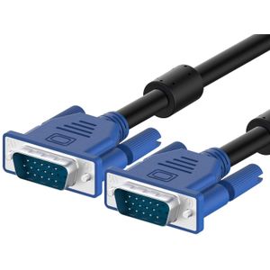 Male to Male VGA Cable 1.5 Meter, Support Monitor/PC/LCD/LED, Plasma, Projector, TFT (LST-VGACBLE-1.5M)