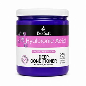 Bio Soft حمام كريم ديب كوندشينر بايو سوفت هايرونيك – ترطيب عميق وتغذية للشعر 500جرام