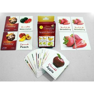 Educational playing cards: Fruits