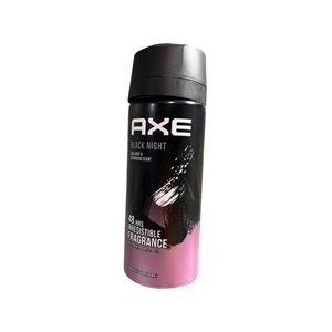 Axe سبراي أكس بلاك نايت (Axe Black Night) للرجال - انتعاش يدوم 48 ساعة برائحة النعناع وخشب الأرز – 150 مل